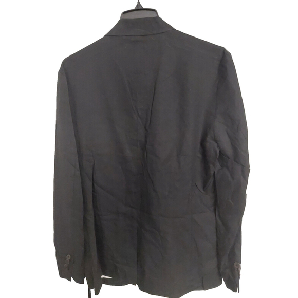 Marc by Marc Jacobs Mens Black Lined Cotton Blazer Suit Jacket Sz Small - Picture 7 of 16